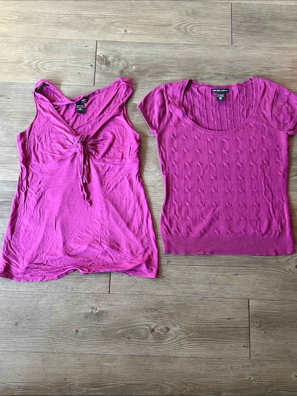 Women’s Fuchsia Knit & Tank Duo